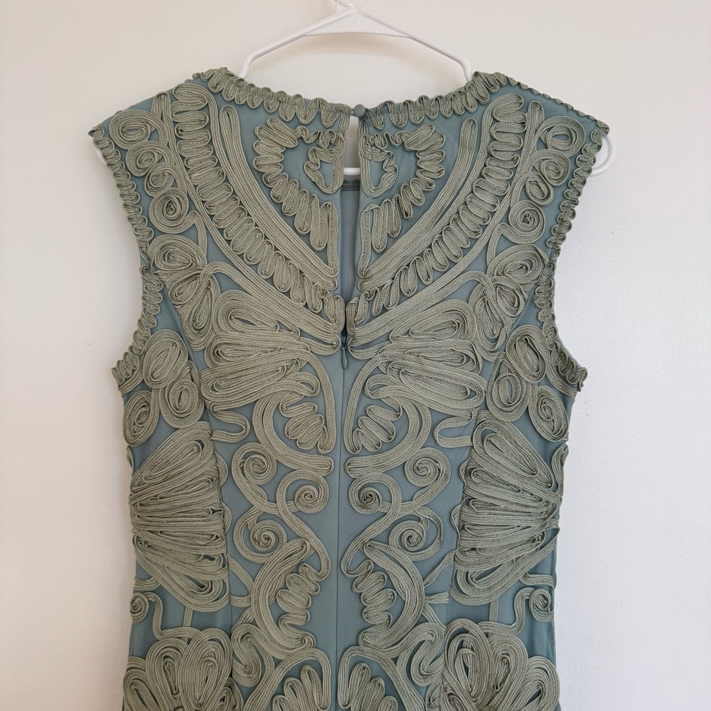 JS Collections Soutache Mermaid Midi Dress Size 2 - Picture 10 of 14